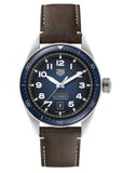 Tag Heuer Autavia Calibre 5 Automatic Blue Dial Brown Leather Strap Watch for Men - WBE5116.FC8266