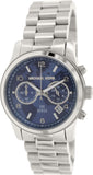 Michael Kors Hunger Stop 100 Series Navy Blue Dial Silver Steel Strap Watch for Women - MK5814