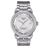 Tissot Luxury Powermatic 80 Silver Dial Silver Steel Strap Watch For Men - T086.408.11.031.00