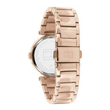Tommy Hilfiger Lynn Quartz Rose Gold Dial Rose Gold Steel Strap Watch For Women - 1782237