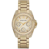 Michael Kors Blair Gold Dial Gold Steel Strap Watch for Women - MK5639