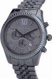 Michael Kors Lexington Chronograph Blue Dial Blue Steel Strap Watch for Men - MK8480