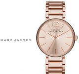 Marc Jacobs Peggy Rose Gold Dial Rose Gold Steel Strap Watch for Women - MBM3406