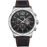 Hugo Boss Professional Black Dial Black Silicone Strap Watch for Men - 1513525