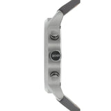 Hugo Boss Architectural Grey Dial Grey Leather Strap Watch for Men - 1513570