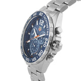 Tag Heuer Formula 1 Chronograph Blue Dial Silver Steel Strap Watch for Men - CAZ1014.BA0842