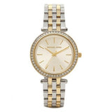 Michael Kors Darci Silver Dial Two Tone Steel Strap Watch for Women - MK3405