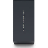 Daniel Wellington Petite Pressed Melrose Black Dial Rose Gold Mesh Strap Watch For Women - DW00100440