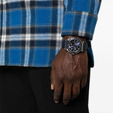 Salvatore Ferragamo 1927 Chrono Analog Blue Dial Blue Leather Strap Watch for Men - SFKZ00223