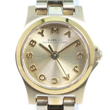 Marc Jacobs Henry Dinky Gold Dial Gold Steel Strap Watch for Women - MBM3199