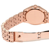 Marc Jacobs Peeker Rose Gold Dial Rose Gold Steel Strap Watch for Women - MBM3374