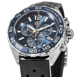 Tag Heuer Formula 1 Blue Dial Black Rubber Strap Watch for Men - CAZ1014.FT8024