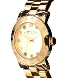Marc Jacobs Amy Dexter Gold Dial Gold Steel Strap Watch for Women - MBM3215