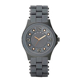 Marc Jacobs Pelly Grey Dial Grey Silicone Strap Watch for Women - MBM2537