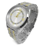 Guess Montauk Silver Dial Two Tone Steel Strap Watch for Women - W0933L5