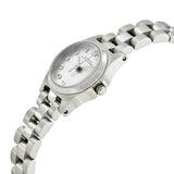 Marc Jacobs Henry Dinky Silver Dial Silver Steel Strap Watch for Women - MBM3198