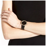 Michael Kors Darci Black Dial Black Steel Strap Watch for Women - MK3322