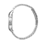 Hugo Boss Officer Black Dial Silver Steel Strap Watch for Men - 1513614