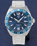 Tag Heuer Formula 1 Bucherer Blue Edition Blue Dial Silver Steel Strap Watch for Men - WAZ2015.BA0842