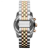 Michael Kors Lexington Chronograph Silver Dial Two Tone Steel Strap Watch for Women - MK5735