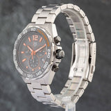 Tag Heuer Formula 1 Chronograph Ceramic Black Dial Silver Steel Strap Watch for Men - CAZ101AH.BA0842