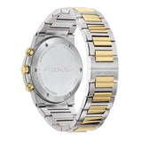 Salvatore Ferragamo Sapphire Chrono Green Dial Two Tone Steel Strap Watch for Men - SFME01223
