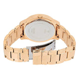 Guess Sassy Quartz White Dial Rose Gold Steel Strap Watch For Women - W0705L3