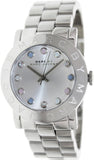 Marc Jacobs Amy Dexter Silver Dial Silver Steel Strap Watch for Women - MBM3214