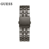 Guess Odyssey Quartz Blue Dial Gunmetal Steel Strap Watch For Men - W1107G5