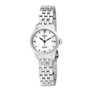Tissot Le Locle Automatic Double Happiness Lady Silver Dial Silver Steel Strap Watch For Women - T41.1.183.35