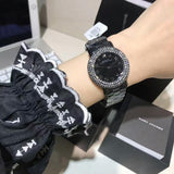 Marc Jacobs Marci Black Dial Black Steel Dial Strap Watch for Women - MBM3193