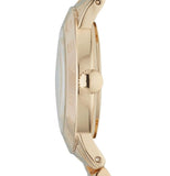 Marc Jacobs Amy Blue Dial Gold Steel Strap Watch for Women - MBM3220