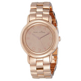 Marc Jacobs Marci Rose Gold Dial Rose Gold Steel Strap Watch for Women - MBM3099