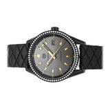Tag Heuer Carrera Diamonds Anthracite Black Dial Black Leather Strap Watch for Women - WAR1115.FC6392