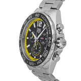 Tag Heuer Formula 1 Chronograph Black Dial Silver Steel Strap Watch for Men- CAZ101AC.BA0842