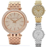 Michael Kors Darci Rose Gold Dial Rose Gold Steel Strap Watch for Women - MK3439