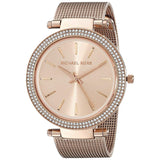 Michael Kors Darci Rose Gold Dial Rose Gold Mesh Bracelet Watch for Women - MK3369