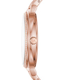Michael Kors Cinthia Mother of Pearl Rose Gold Dial Rose Gold Steel Strap Watch for Women - MK3643