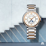 Maurice Lacroix Fiaba Moonphase Mother of Pearl Dial Two Tone Steel Strap Watch for Women - FA1084-PVP13-150-1