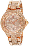 Michael Kors Camille Crystal Rose Gold Dial Rose Gold Steel Strap Watch for Women - MK5862