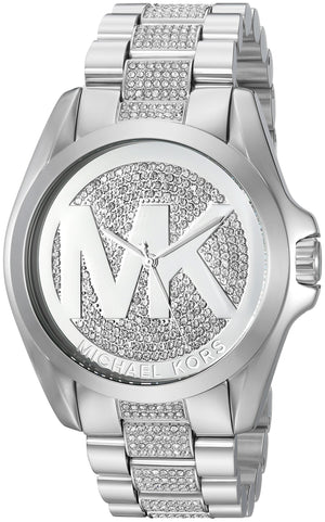 Michael Kors Bradshaw Silver Dial Silver Stainless Steel Strap Watch for Women - MK6486