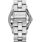 Marc Jacobs Henry Skeleton Silver Dial Silver Steel Strap Watch for Women - MBM3262