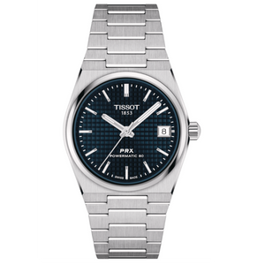 Tissot PRX Powermatic 80 Blue Dial Silver Steel Strap Watch for Men - T137.207.11.041.00