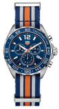 Tag Heuer Formula 1 Chronograph 43mm Blue Dial NATO Strap Watch for Men - CAZ1014.FC8196