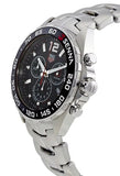 Tag Heuer Senna Chronograph Special Edition Black Dial Silver Steel Strap Watch for Men - CAZ1015.BA0883