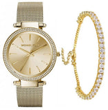 Michael Kors Darci Gold Dial Gold Mesh Bracelet Watch for Women - MK3368
