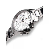 Tommy Hilfiger Claudia Silver Dial Silver Steel Strap Watch for Women - 1781741