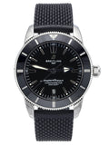 Breitling Superocean Heritage B20 Automatic 44 Black Dial Black Mesh Bracelet Watch for Men - AB2030121B1S1