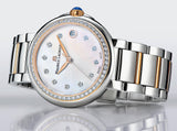 Maurice Lacroix Fiaba Date Diamonds White Mother of Pearl Dial Two Tone Steel Strap Watch for Women - FA1007-PVP23-170-1