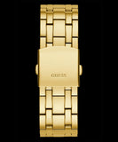 Guess Multifunction Diamonds Black Dial Gold Steel Strap Watch for Men - GW0455G2